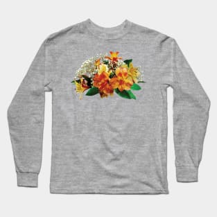 Lilies - Asiatic Lilies and Stephanotis Long Sleeve T-Shirt